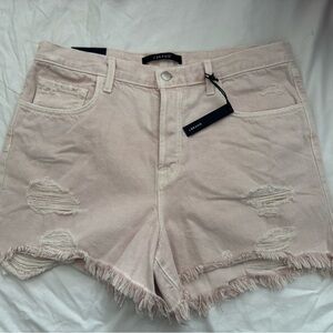 J Brand Frayed Denim Shorts